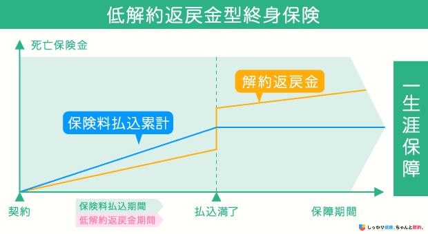 低解約返戻金型終身保険