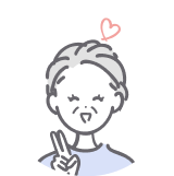 嬉しい表情の女性