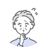 困った表情の女性