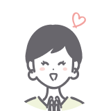嬉しい表情の女性