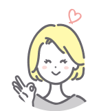 嬉しい表情の女性