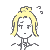 困った表情の女性