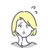 困った表情の女性
