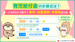 育児休業給付金はいつからいつまで？計算・申請方法や支給条件を解説