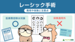 レーシックの手術にかかる費用は基本的には保険適用外!医療費控除は対象