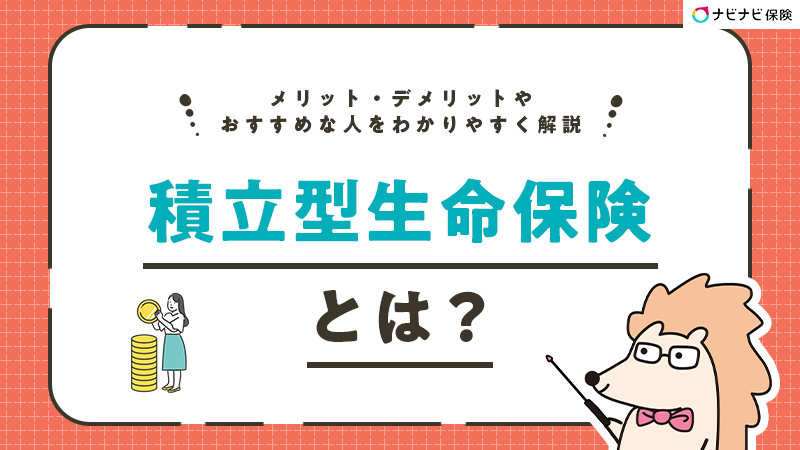 積立保険とは？メリット・デメリットやおすすめな人をわかりやすく解説